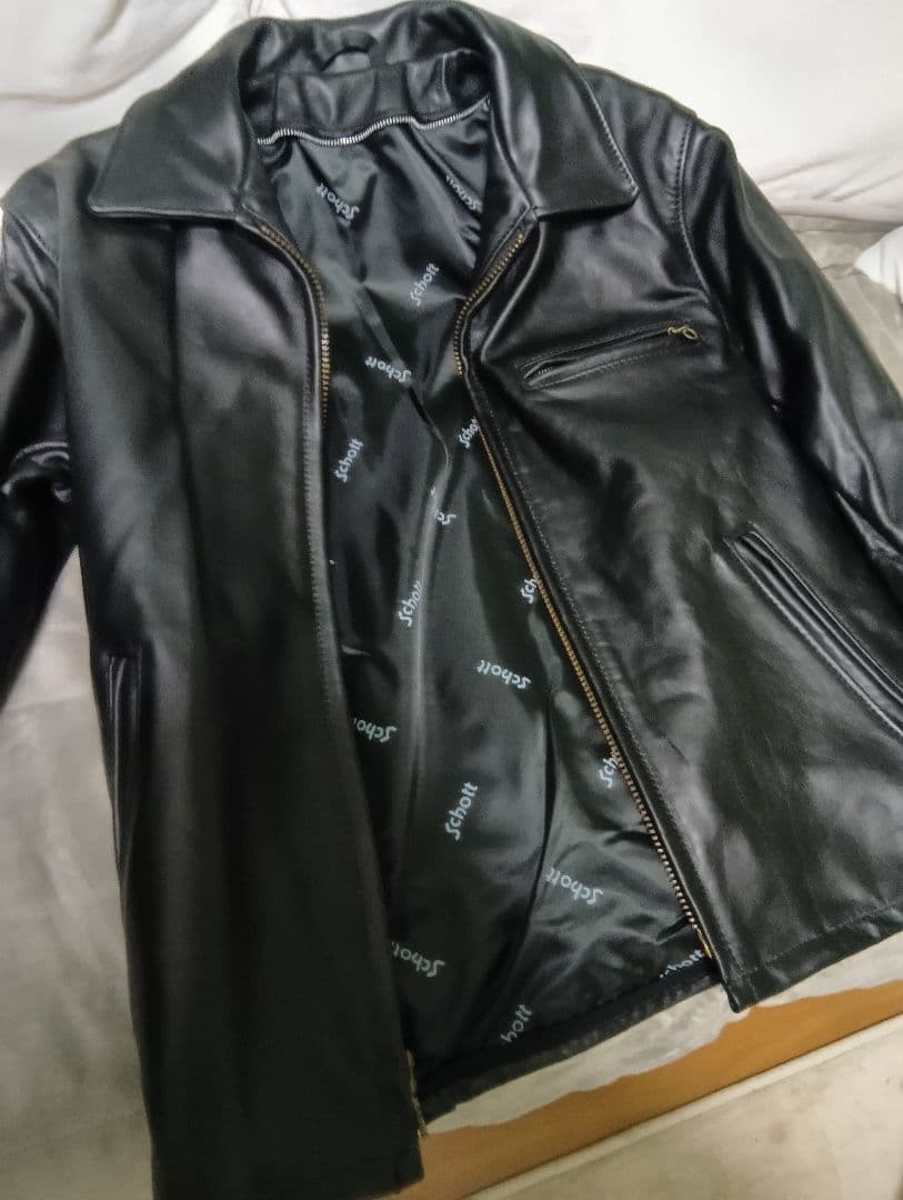 【未使用タグ付き】 Schott AT101 革ジャン レザー ジャケット