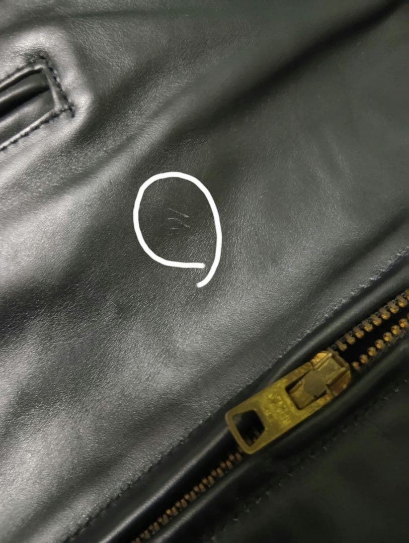 【未使用タグ付き】 Schott AT101 革ジャン レザー ジャケット