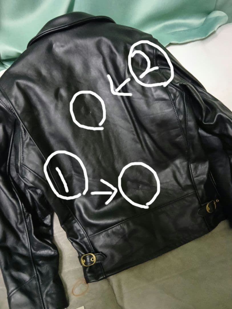 【未使用タグ付き】 Schott AT101 革ジャン レザー ジャケット