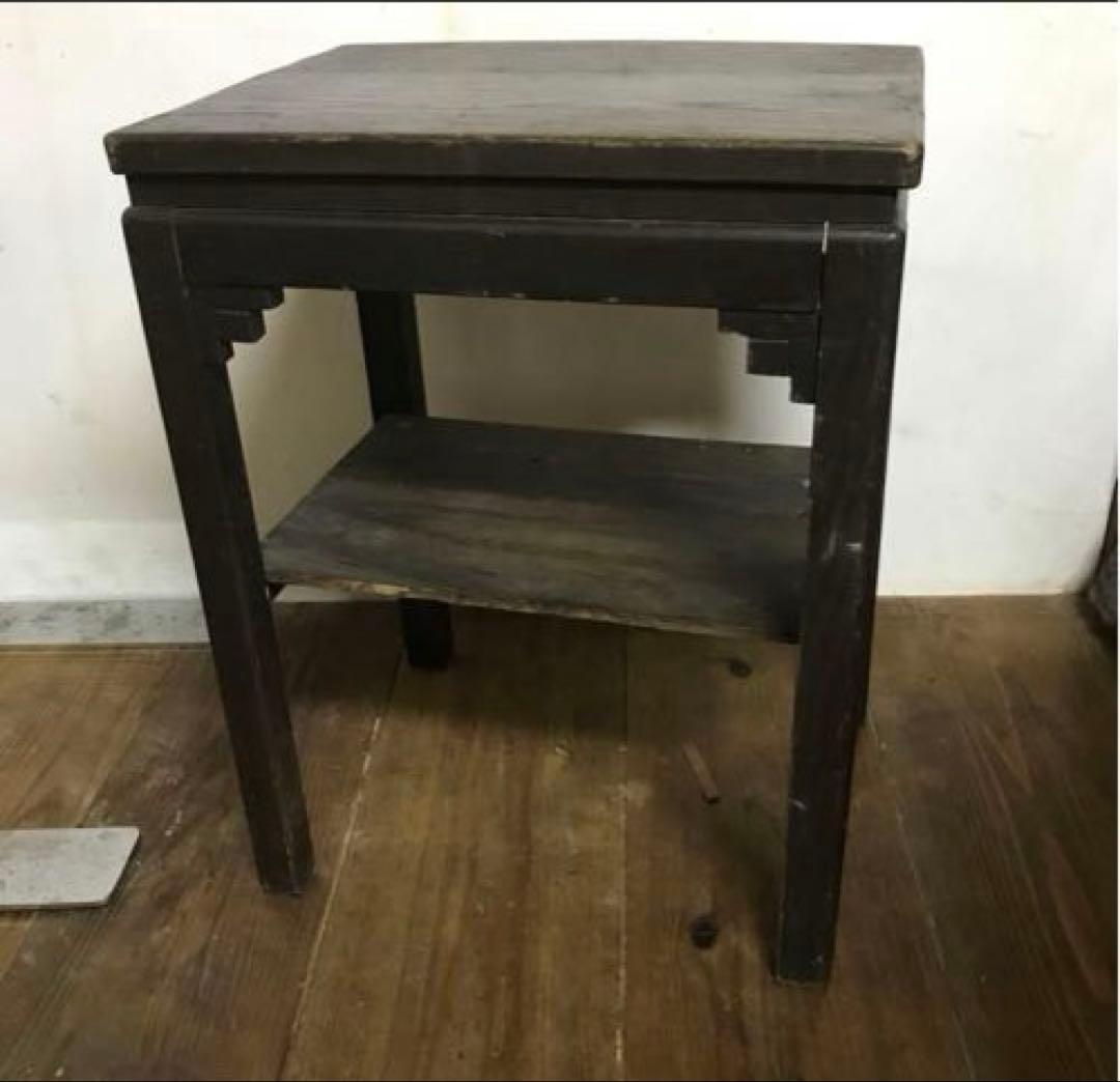 美品　木製　年代物　ヴィンテージ　飾り台　古道具　古木　雰囲気あります