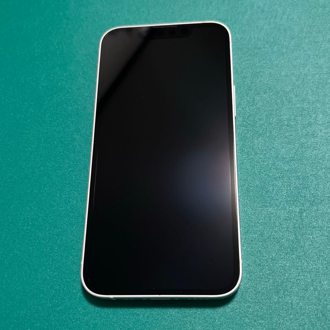 【中古】iPhone 13 mini ホワイト 128 バテリ100% ⑬
