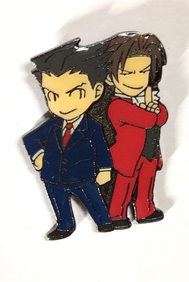 逆転裁判 ピンバッジ ピントレコレクション グッズ 成歩堂龍一 御剣怜侍