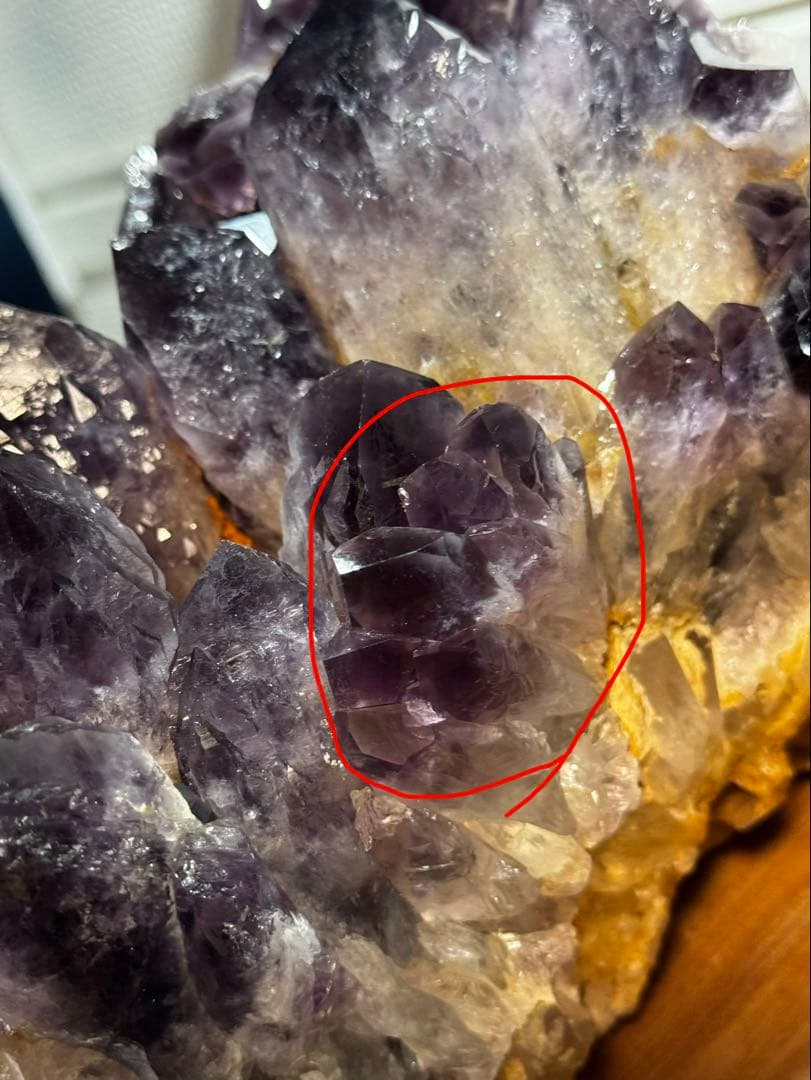 【特大3.2kg】ザンビア産アメジスト 原石クラスター