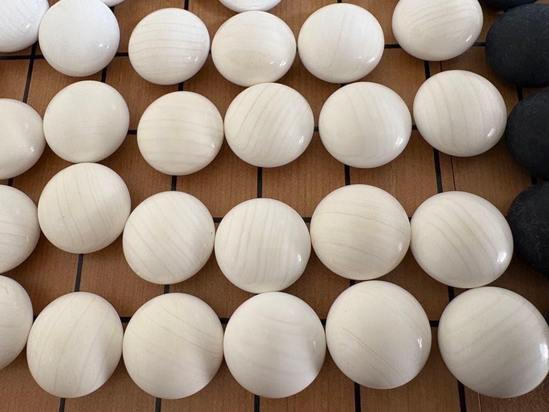 【囲碁】貴重！蛤碁石・那智黒石44号