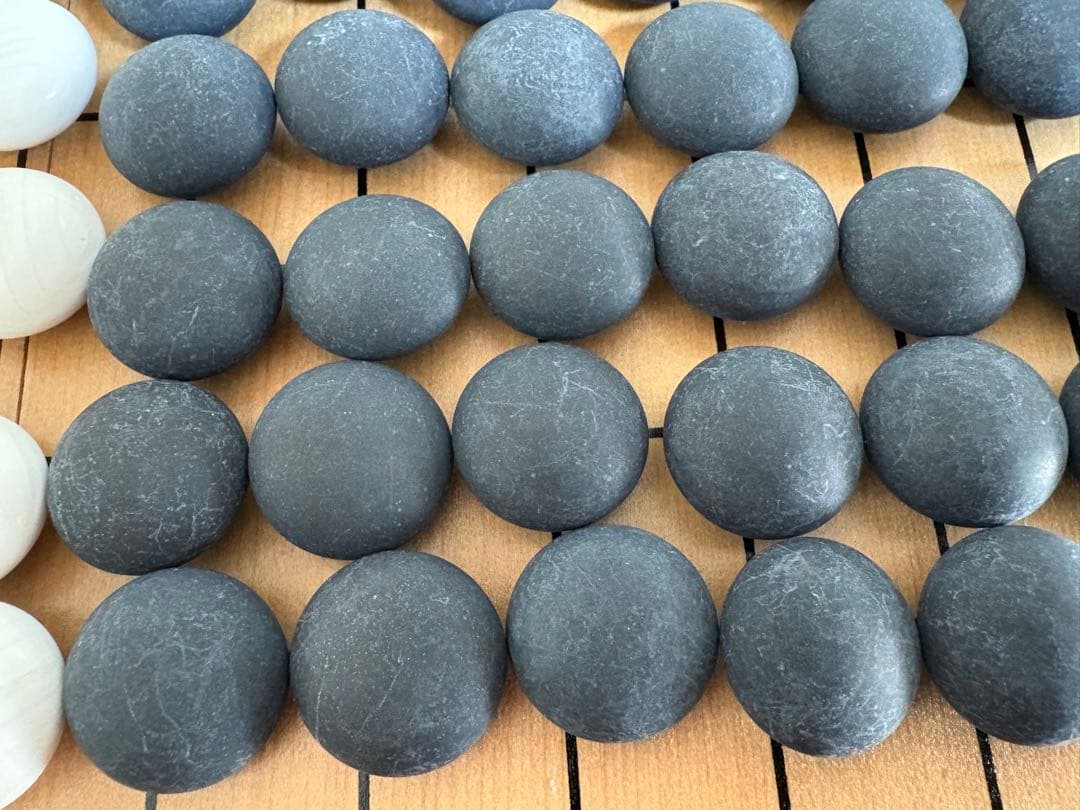 【囲碁】貴重！蛤碁石・那智黒石44号