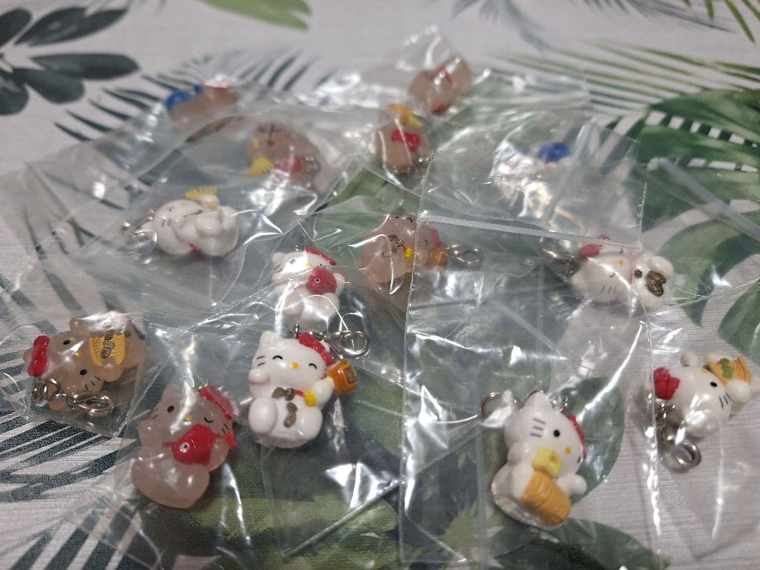 ハローキティ☆招福マスコットアクセサリーコレクション20種☆全種☆七福神☆招き猫
