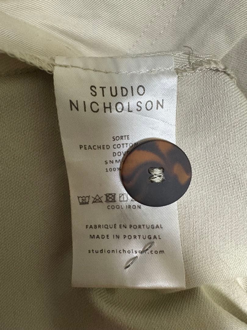 STUDIO NICHOLSON SNM351 SORTE チノパン S