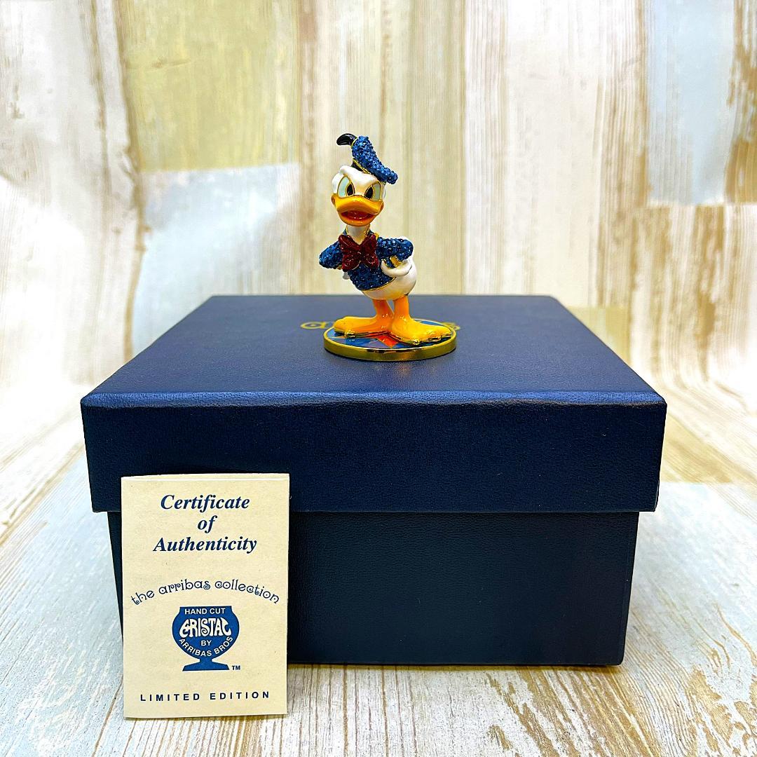 ドナルドダック フィギュア アリバス・ブラザーズ スワロフスキー 金属製
