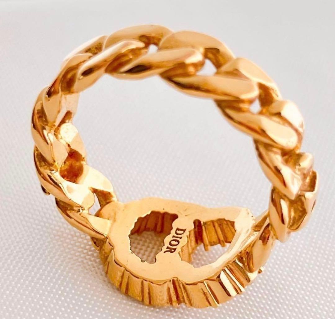 ディオール dior CD リング 指輪 ゴールド レディース S