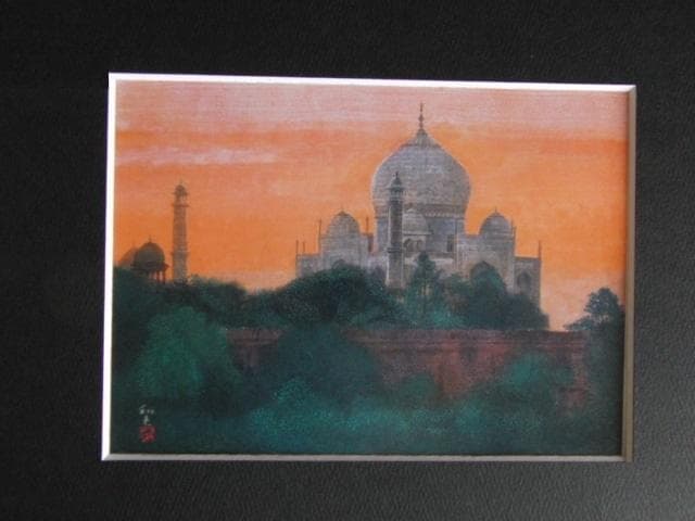 小島和夫、【瑛】、希少な額装用画集より、新品額装付、状態良好