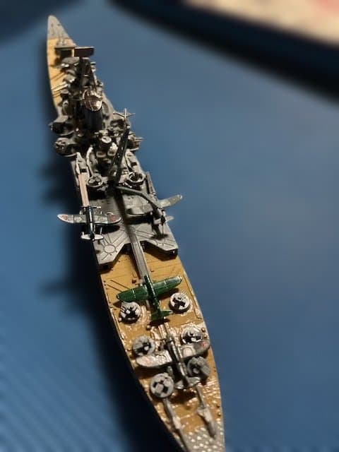1/700 日本海軍航空巡洋艦＝利根、筑摩　プラモ作り完成品含む究極セット