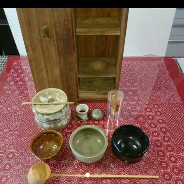 茶道具ー在銘茶器短冊箱