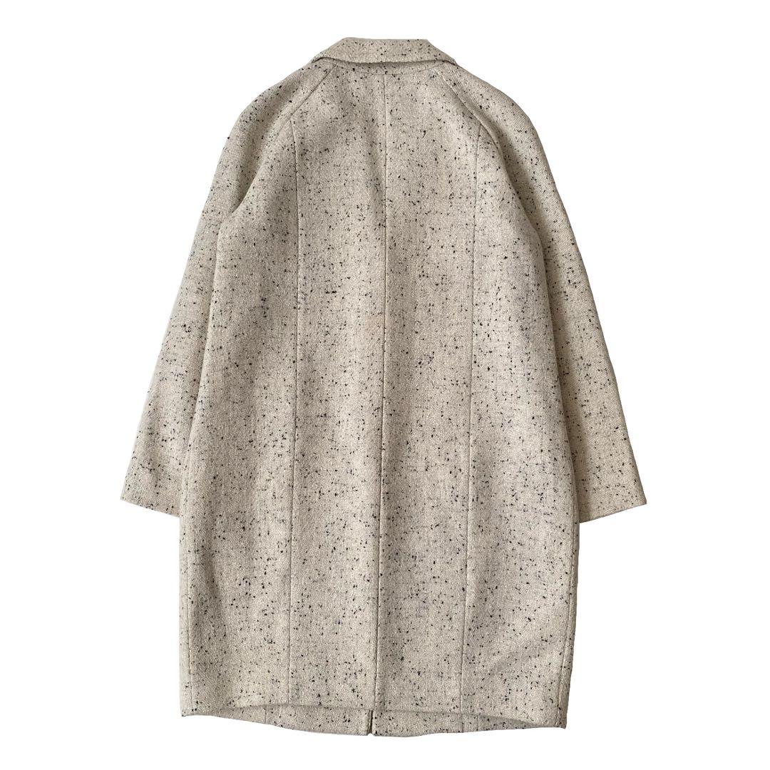 美品 NEMIKA ネミカ ツイード チェスター コート 11 レリアン