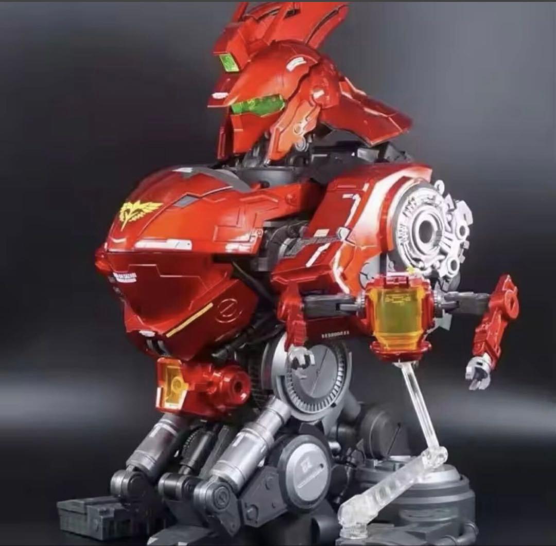 1/35 ビッグサイズnoah ロボット プラモデル 胸像 バスト サザビー似