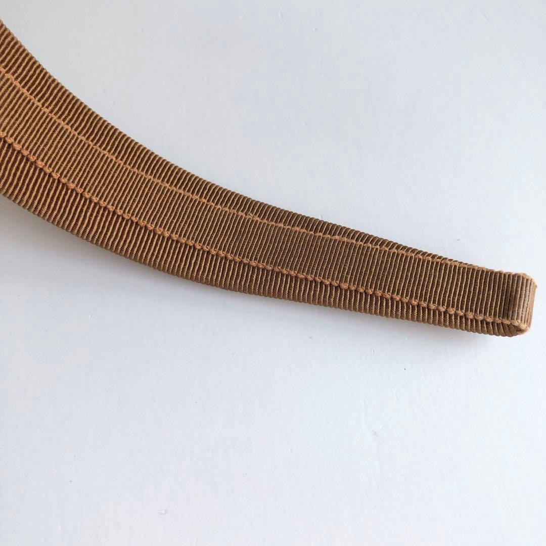 極美品✨フェラガモ ferragamo カチューシャ ヴァラリボン　ブラウン