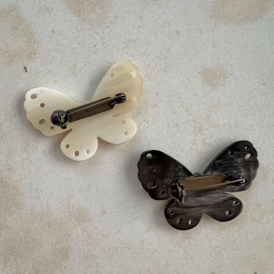 Lisette リゼッタ　ブローシュ・パピヨン　2個セット