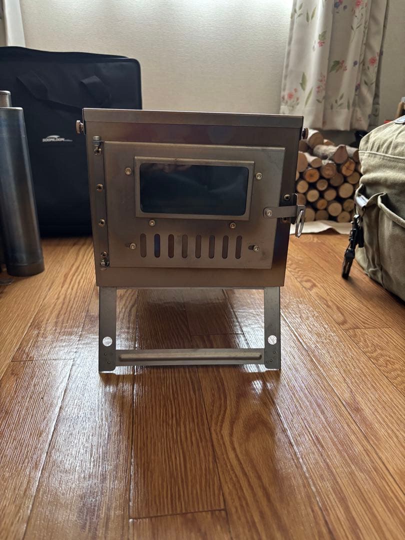 Soomloomチタン製薪ストーブFIERY2. 0折り畳み式組立て式コンパクト