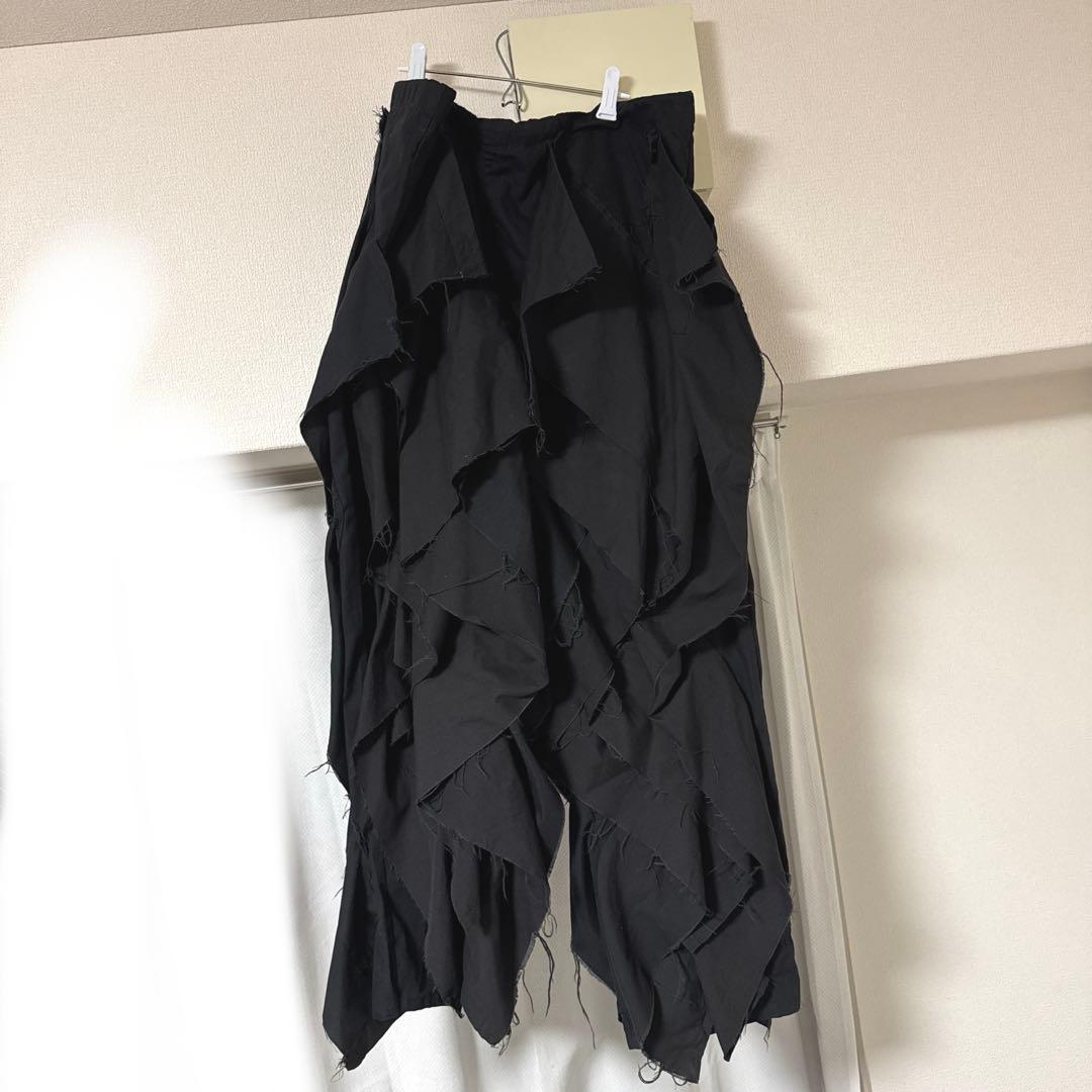 古着 リメイク 再構築 ワイドパンツ