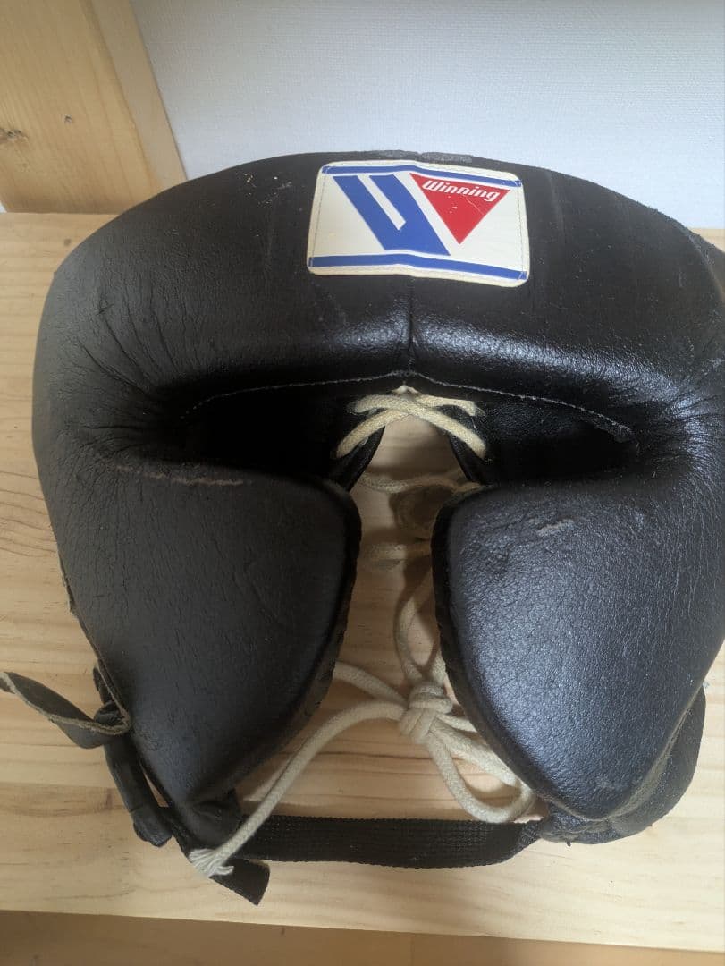 Winning ボクシングヘッドギア 黒 Lサイズ