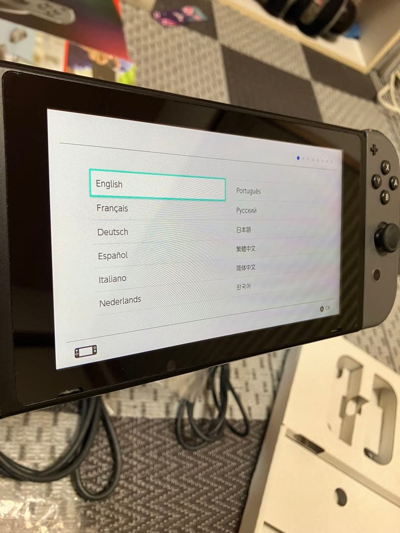 スイッチ　Nintendo Switch Joy-Con L R グレー　本体