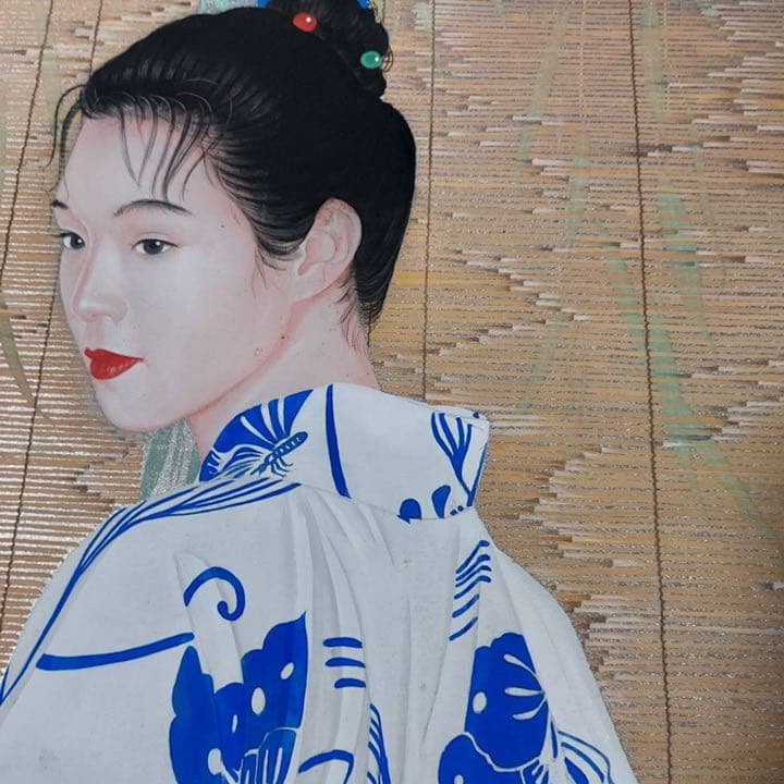 青山亘幹　絵画　夏　日本画