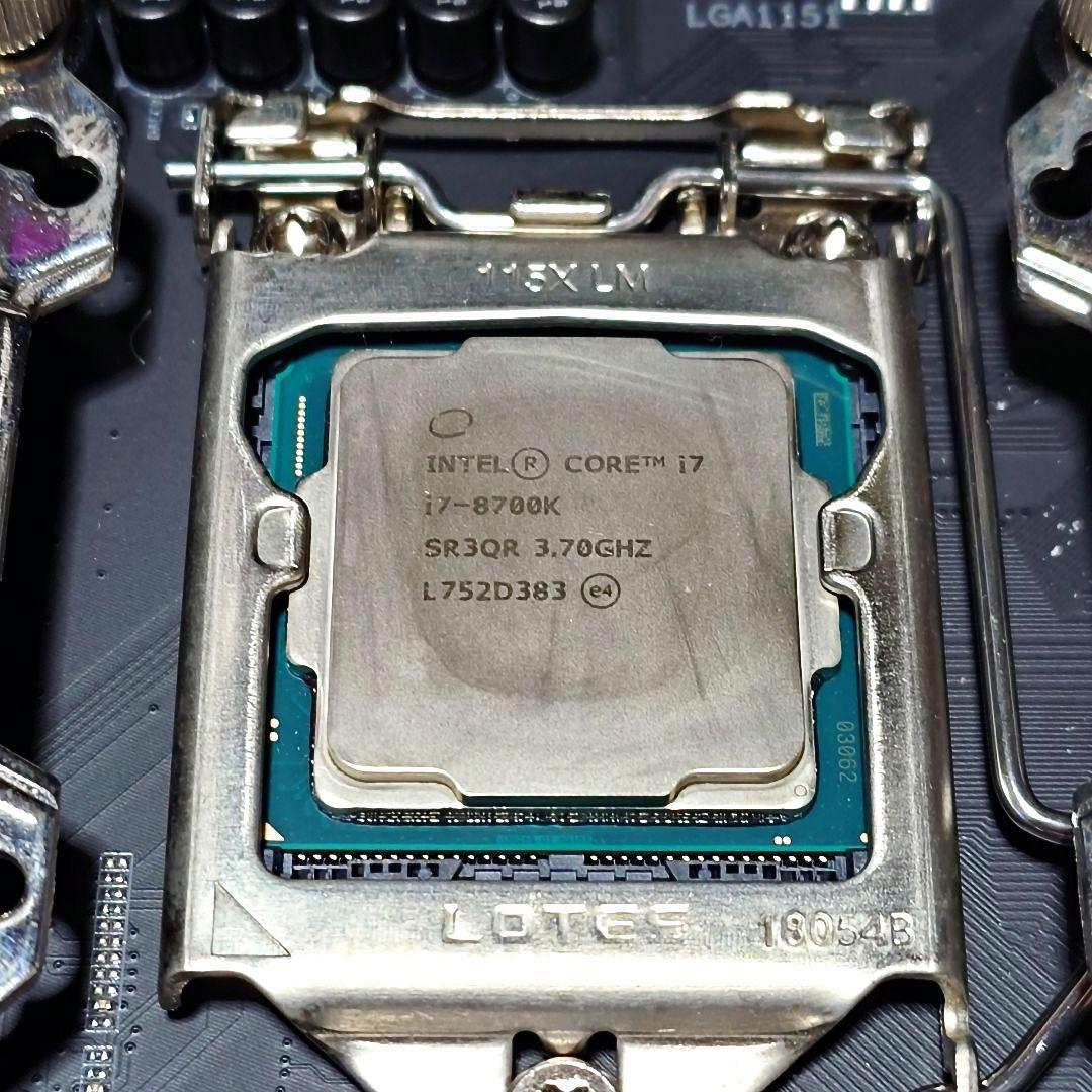 Intel Core i7 8700K CPU 【動作確認済】