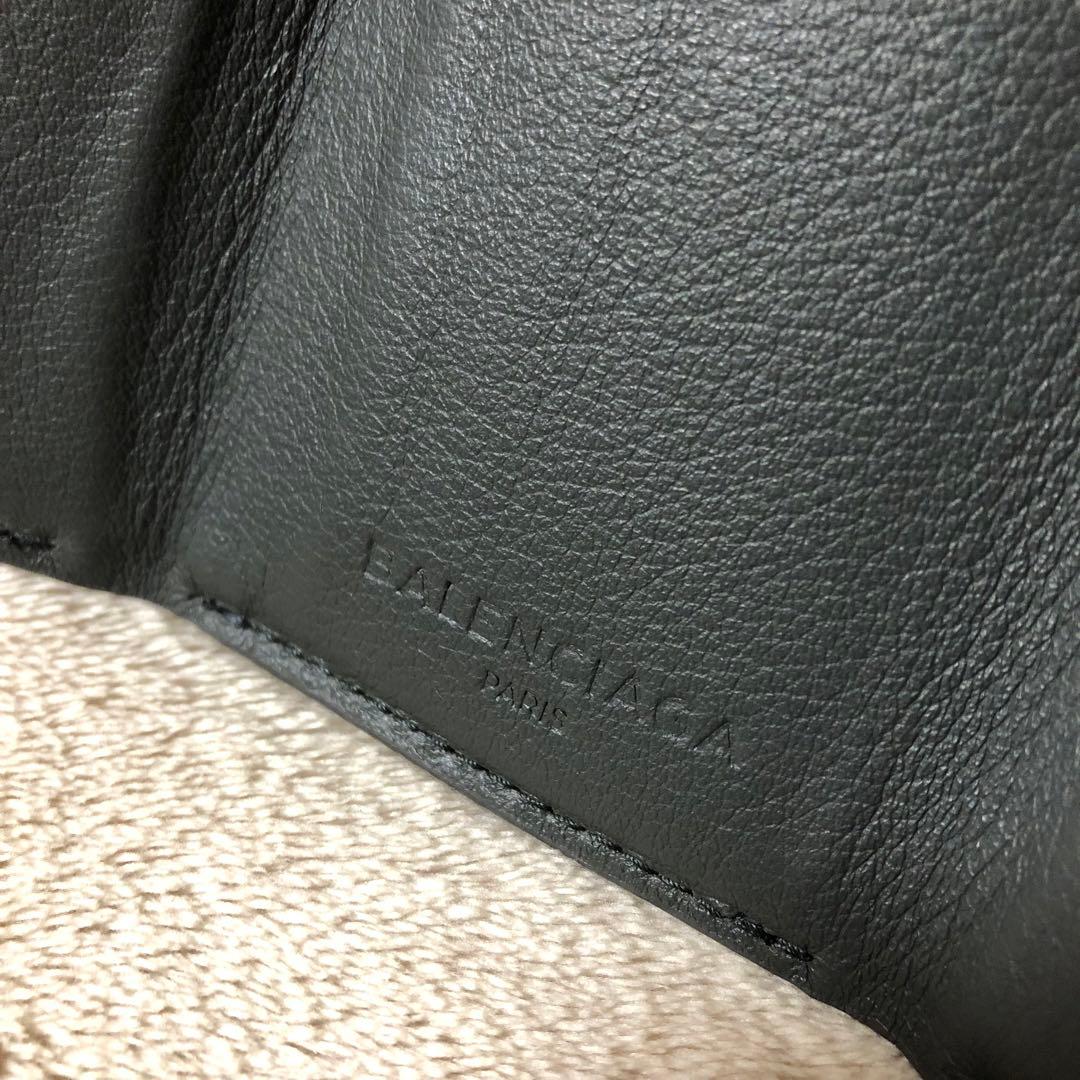 ★ちょこ★美品♡ バレンシアガ　3つ折財布　ペーパーミニウォレット