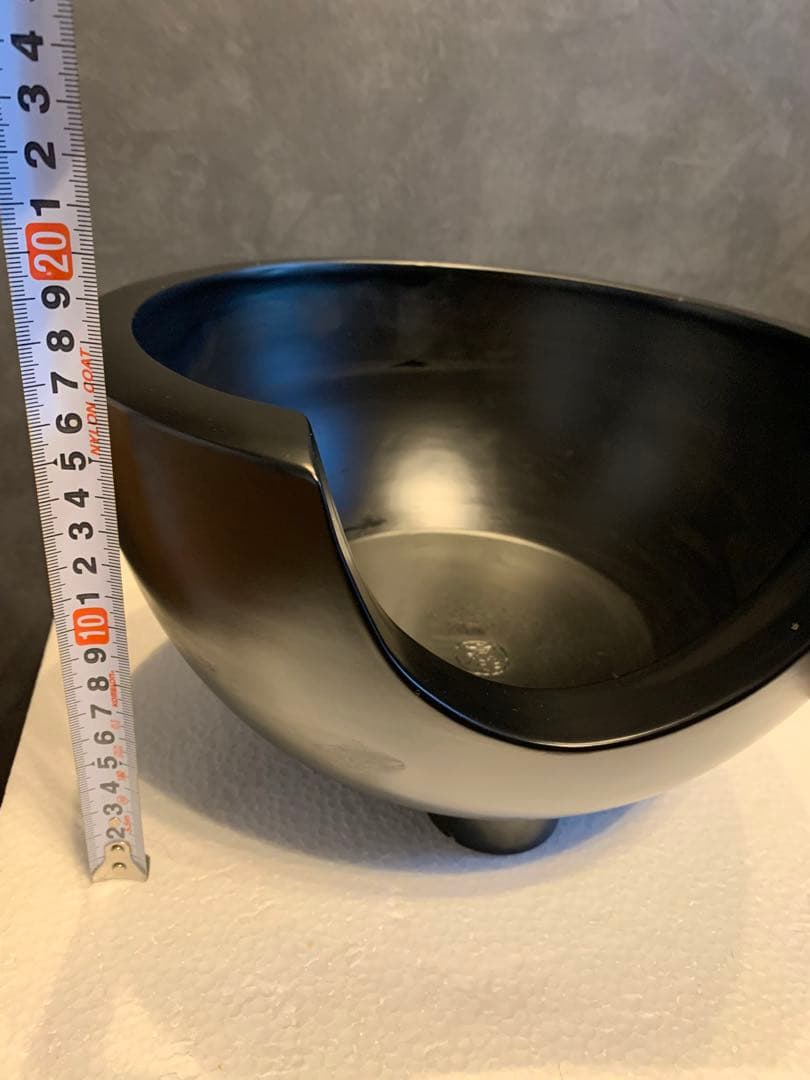 未使用品　茶道具　風炉　黒塗り