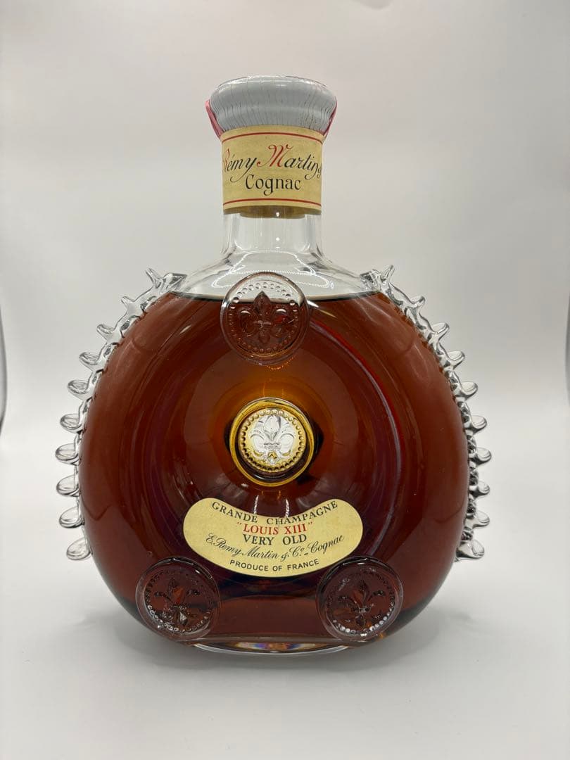 古酒　未開封　コニャック　ルイ13世　八角　箱　バカラ　栓　冊子　30年以上保管
