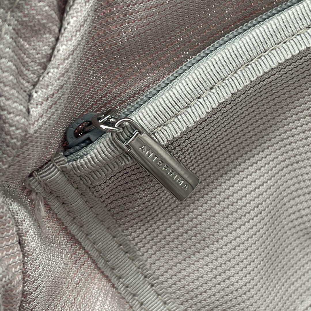 アンテプリマ 2way カルツォーネ ワイヤーバッグ ショルダー紐、保存袋付き