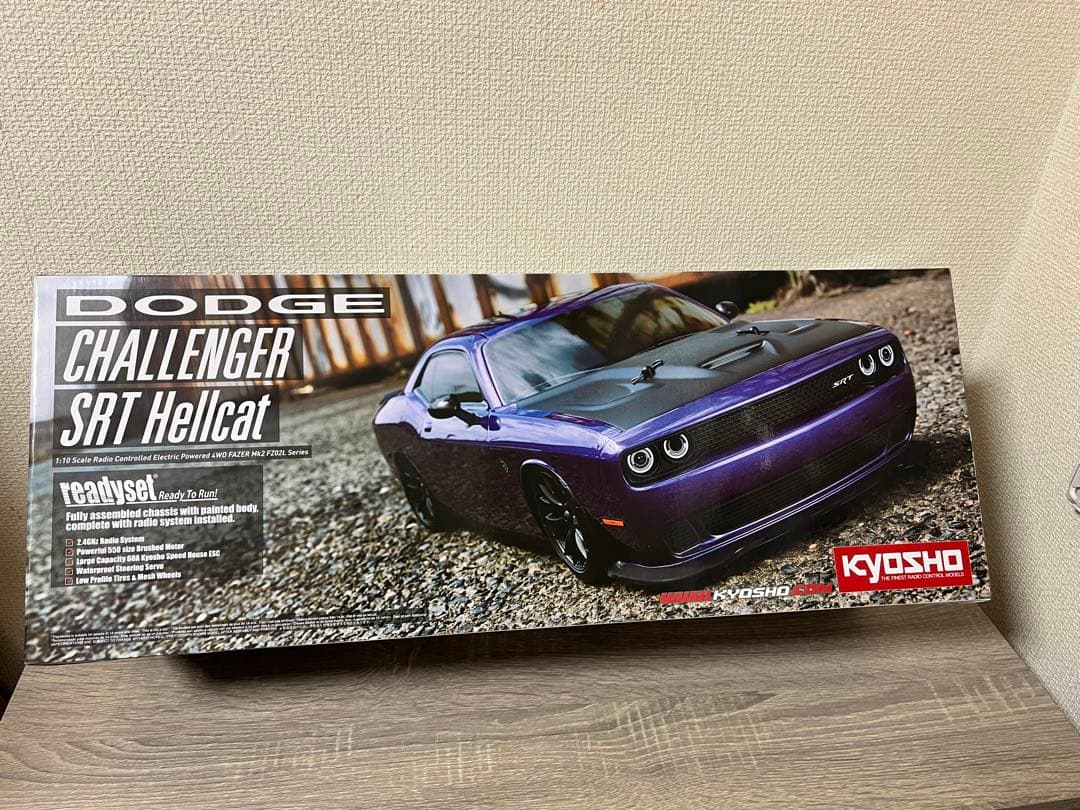 Z*須様 京商　1/10 ダッジチャレンジャーSRTヘルキャット　レディセット