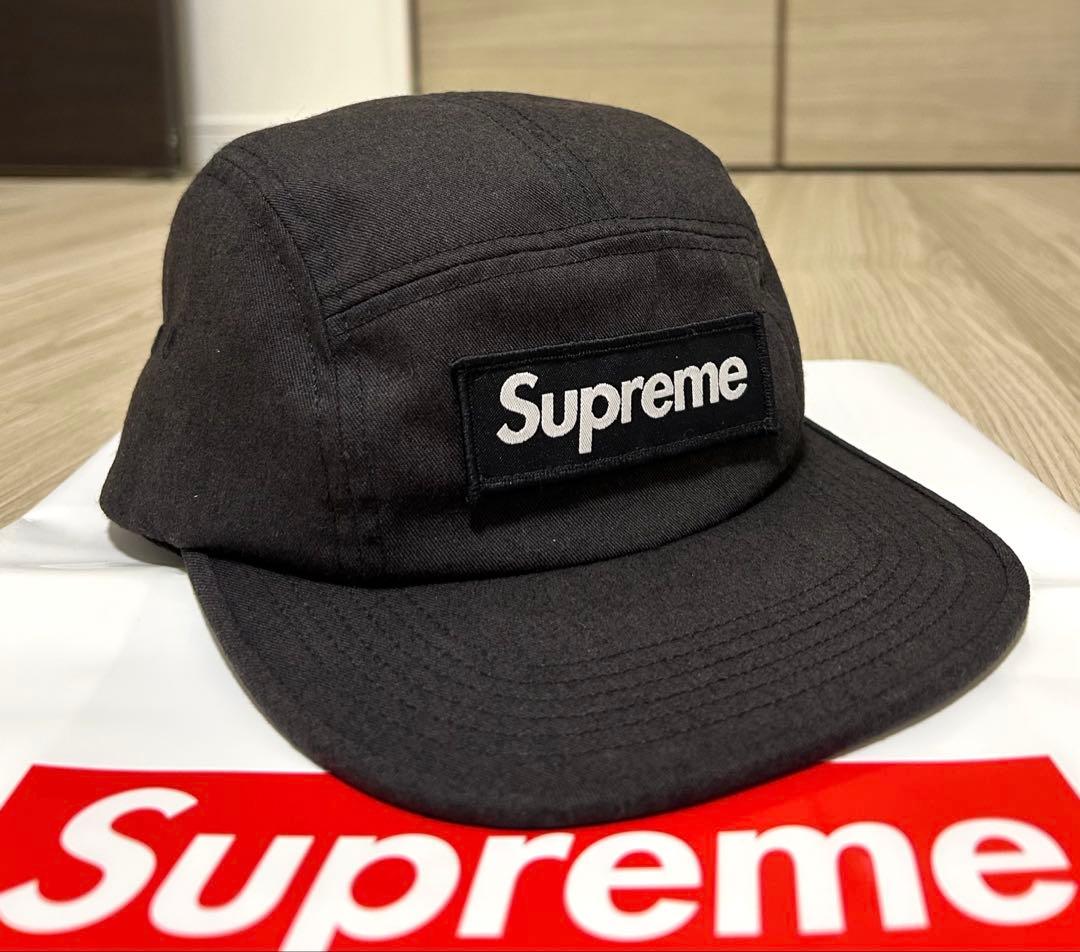 24時間以内発送 完売品 極美品 黒色 Supreme Camp Cap