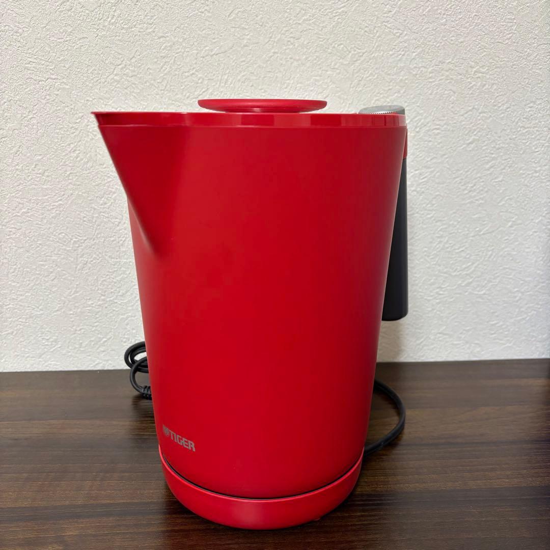 保証付★タイガー魔法瓶 電気ケトル 温度調節 PTQ-A100RR レッド