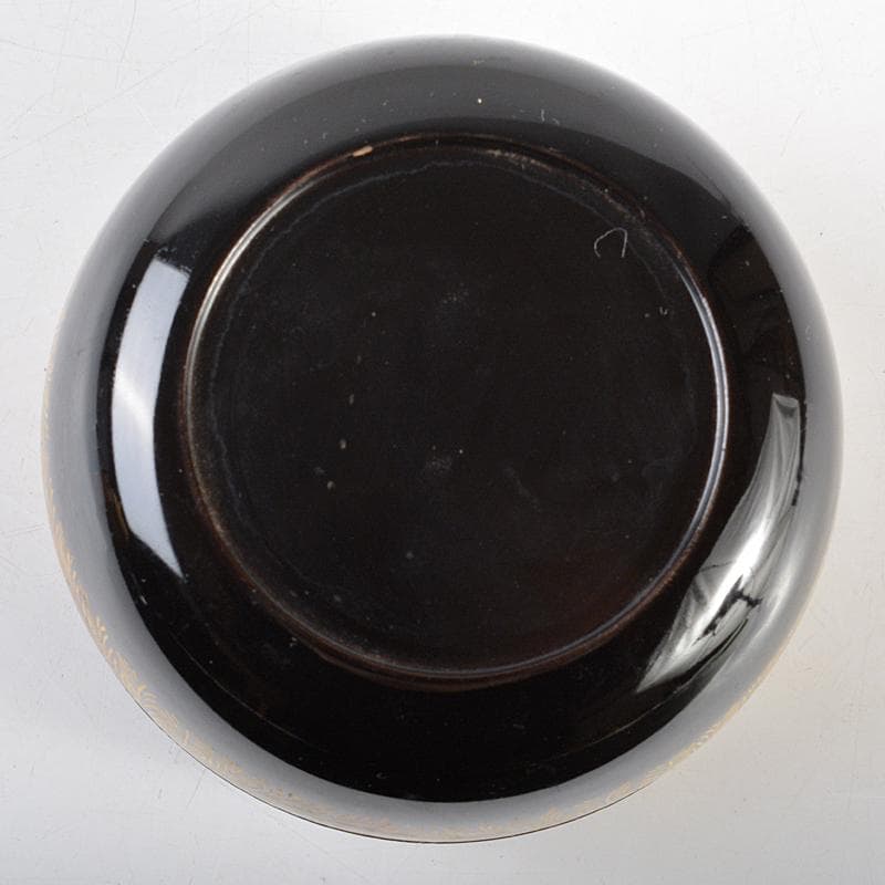 茶道具　平安　熊谷秀穂作　金蒔絵　平棗　共箱　M　R5749