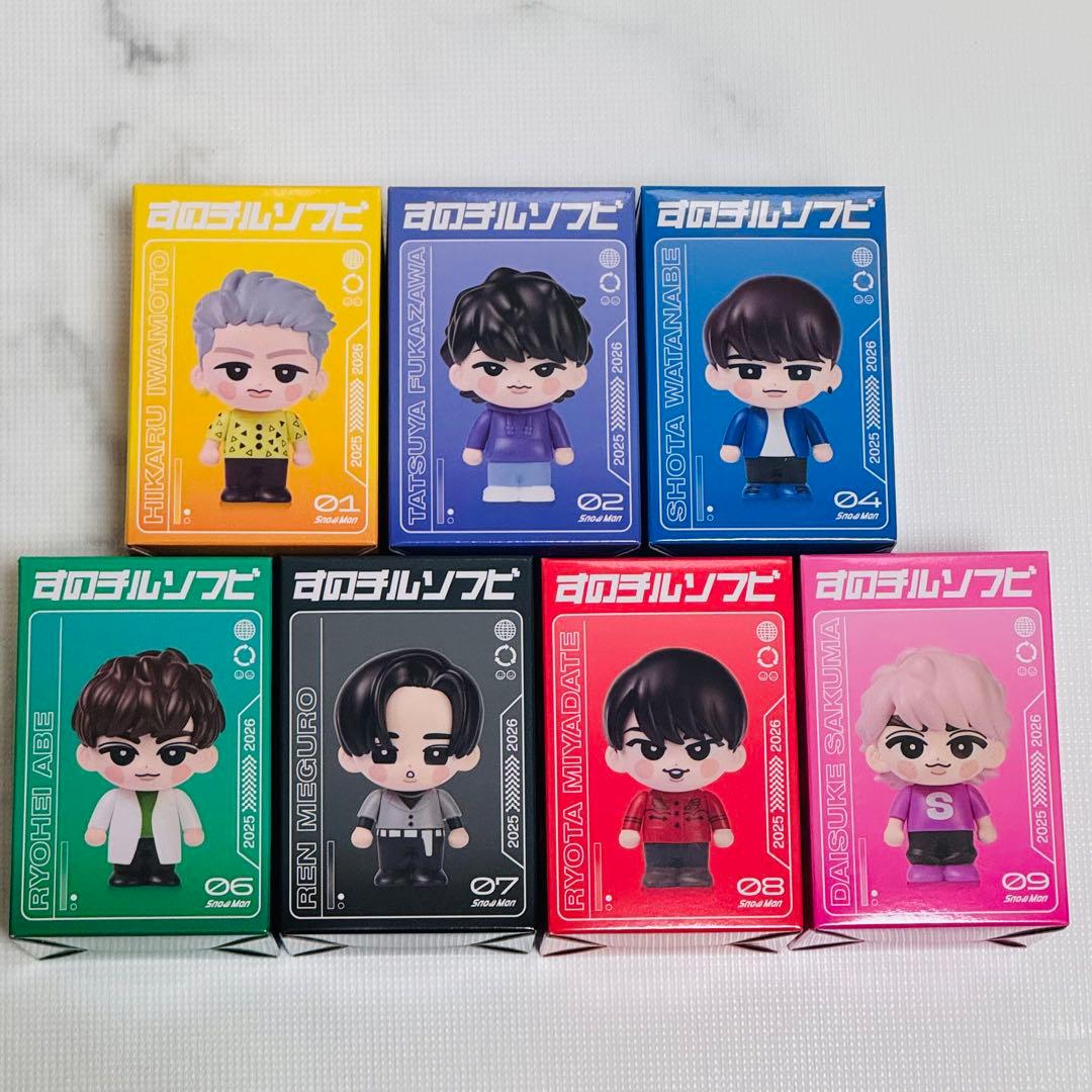 すのチル ソフビ 7点セット