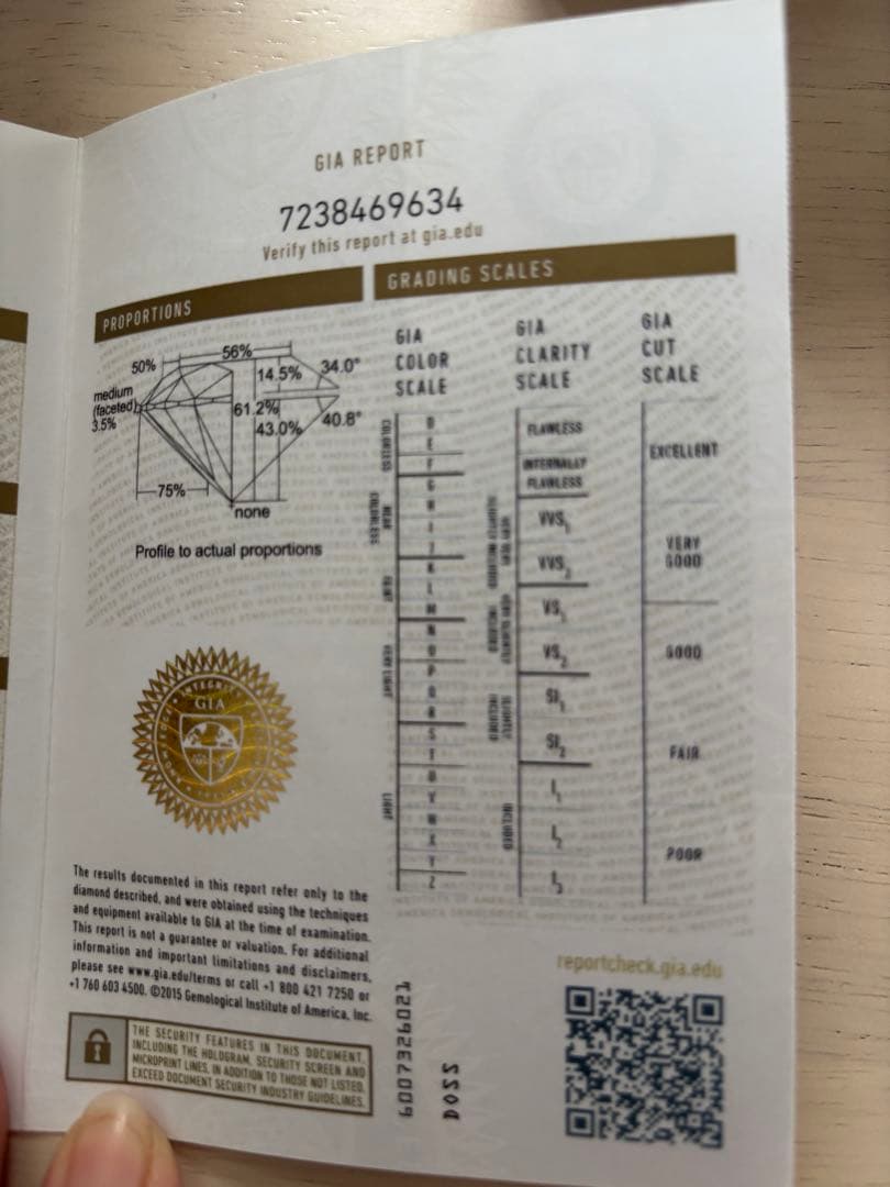 ほぼ未使用　Cartier ソリテールリング　ブリリアントカット ダイヤモンド