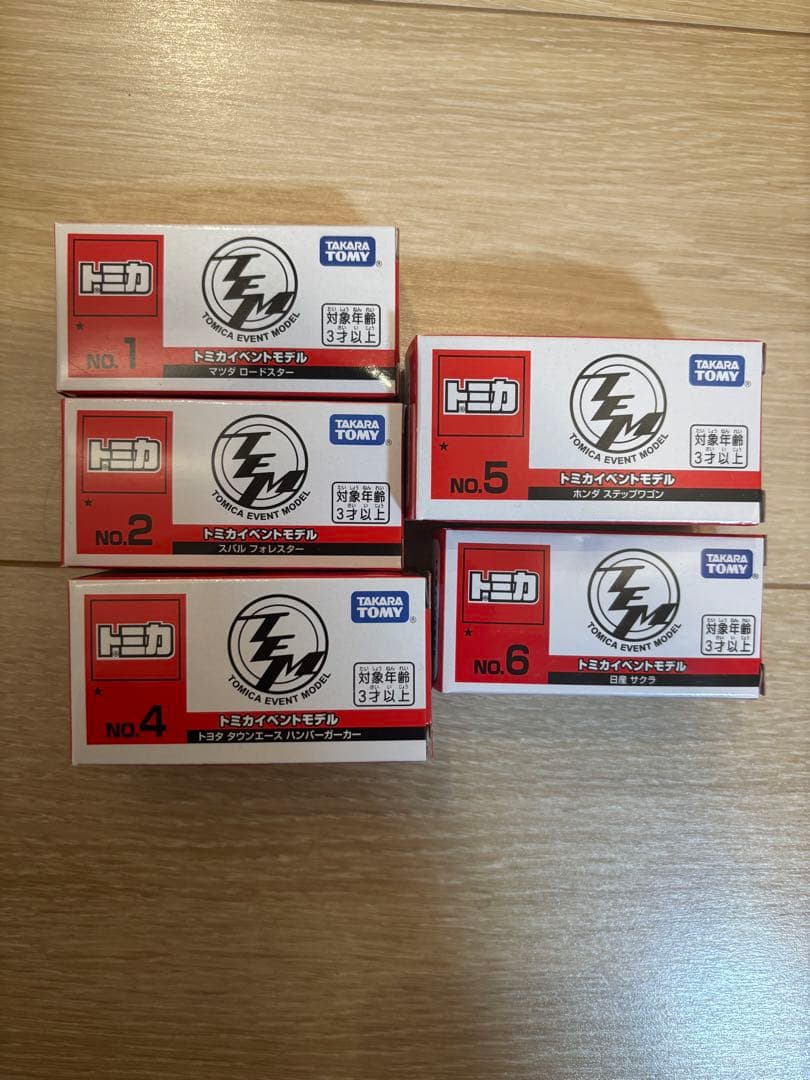 トミカ イベントモデル ロードスター フォレスター ステップワゴン サクラ