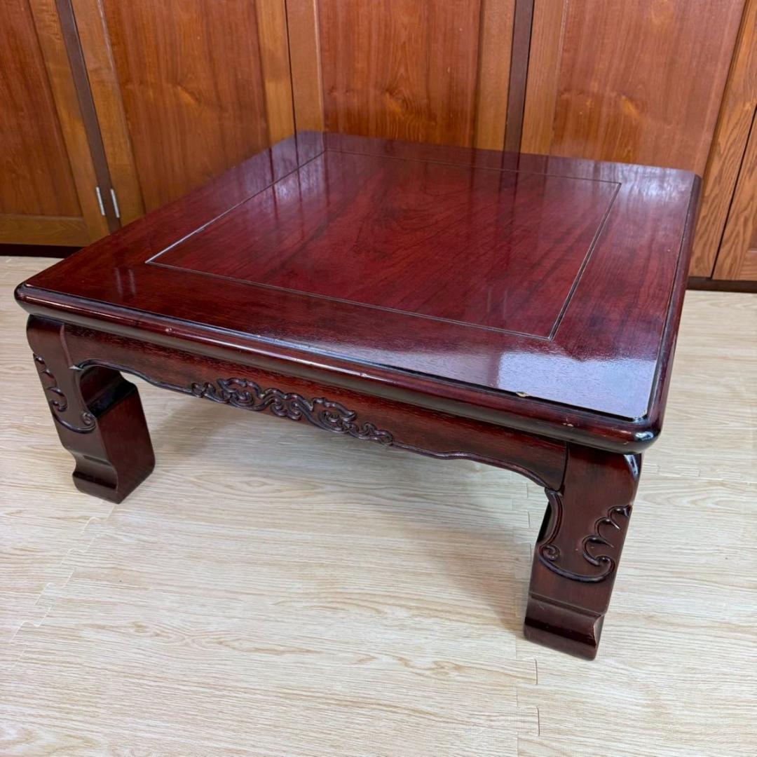 『昭和レトロ』木村研磨　折り畳みテーブル　ちゃぶ台　アンティーク ローテーブル