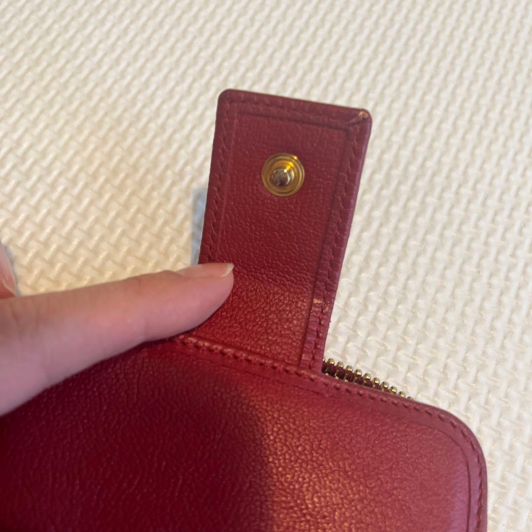 YSL レザー 二つ折り財布