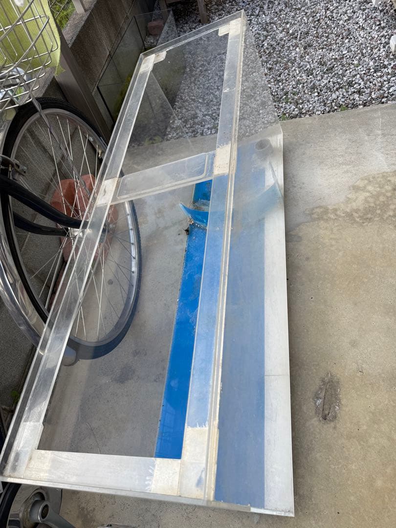 120cm アクリル水槽　オーバーフロー加工済