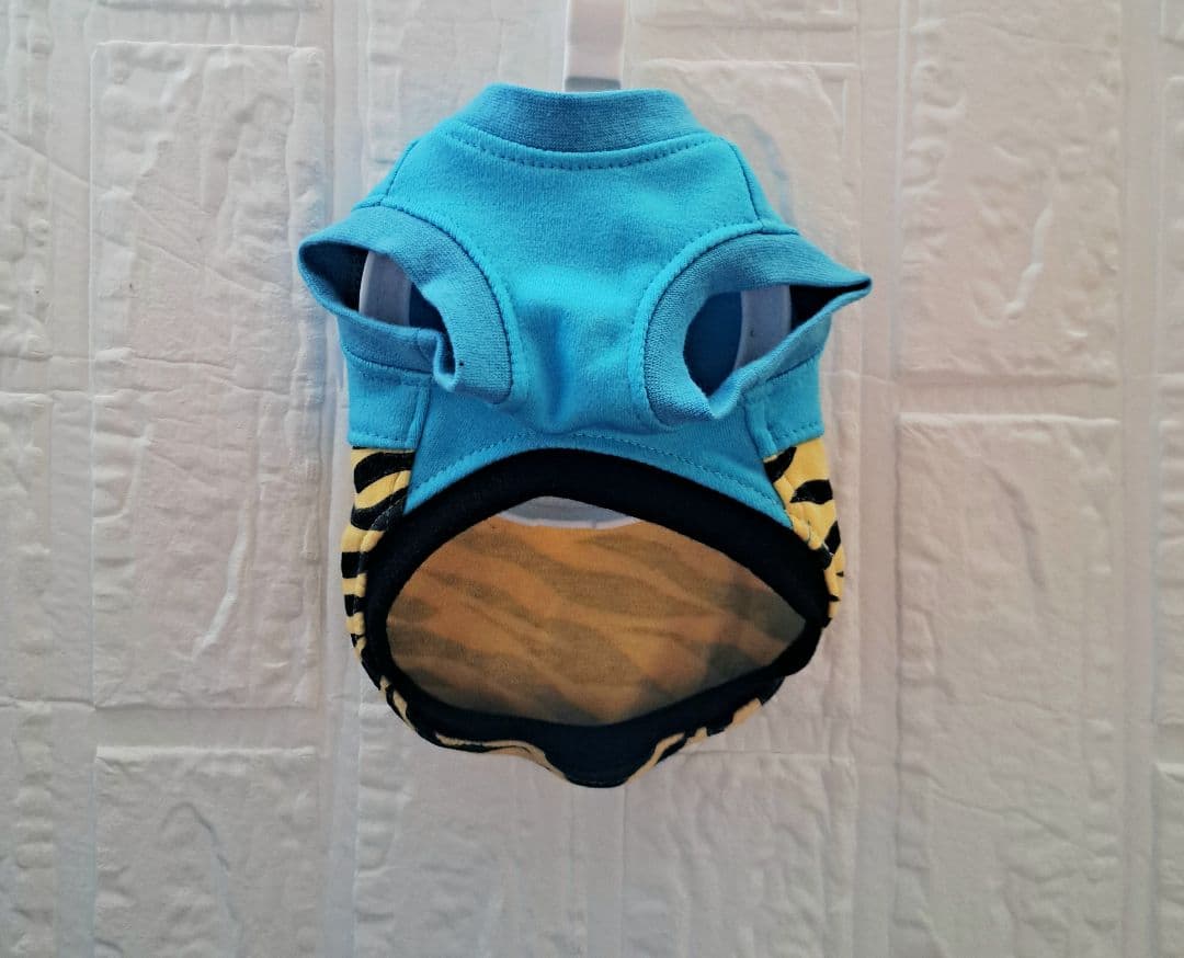 ひろ様　　　胴32　　赤鬼風ギャザーワンピース　フリル袖　#犬節分　#ラメ