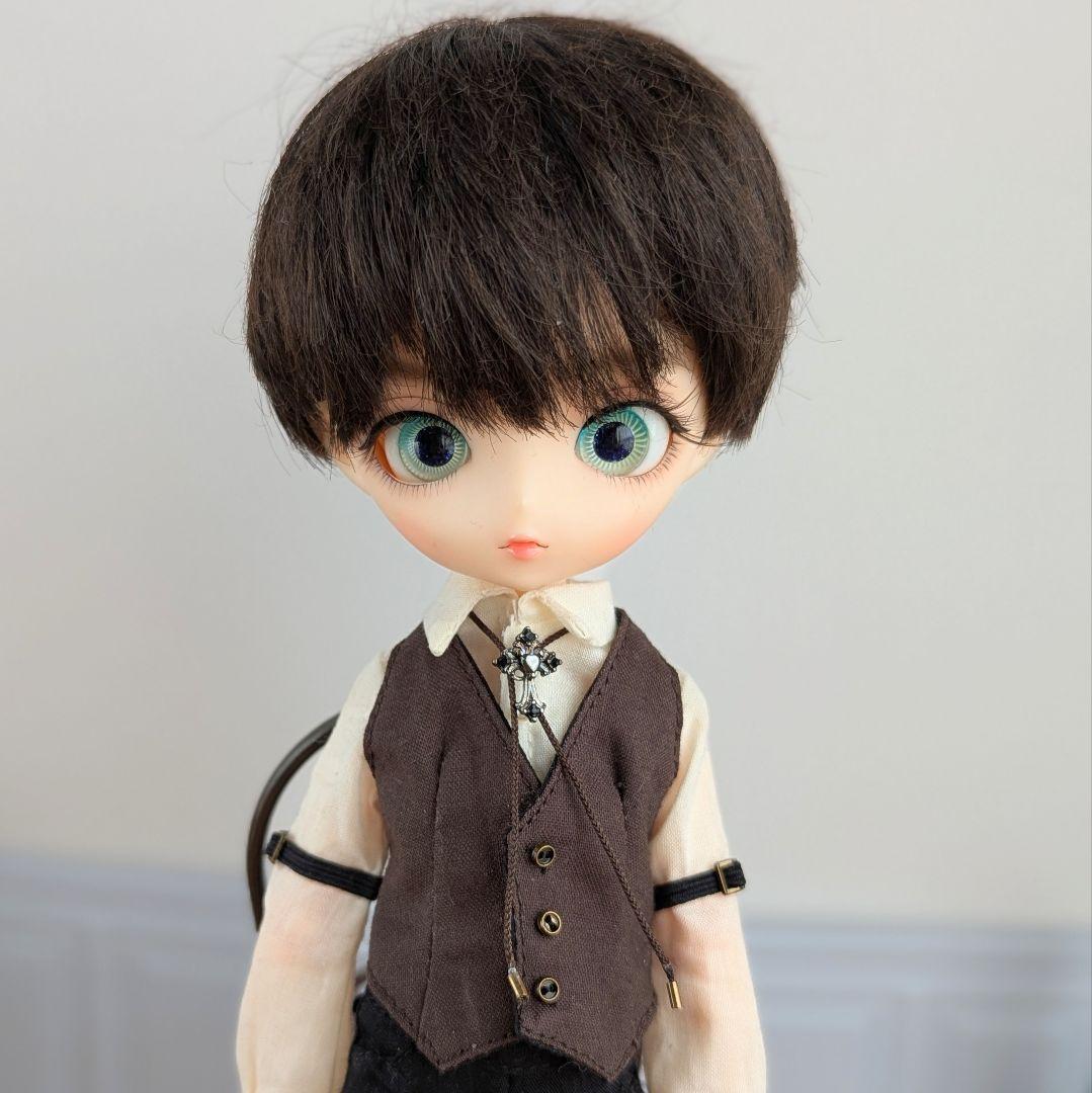 1534※ハルモニアブルームアウトフィット※茶色のカマーベストとパンツのセット※