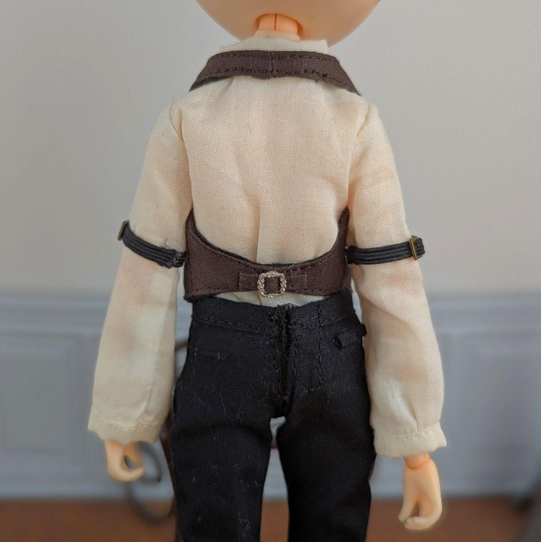 1534※ハルモニアブルームアウトフィット※茶色のカマーベストとパンツのセット※