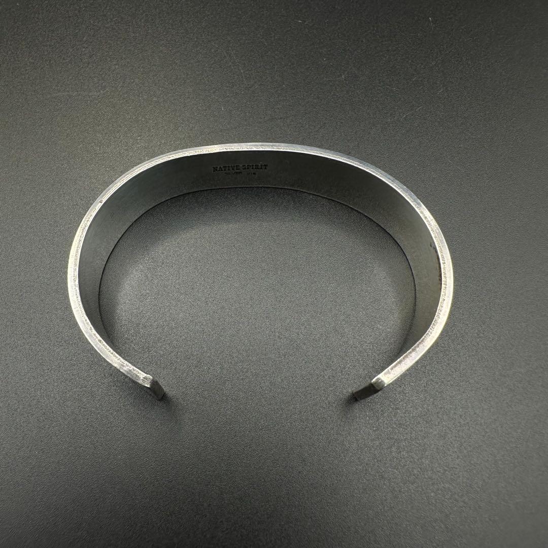 NATIVE SPIRIT K18 ホーク フェザー イエローゴールド バングル