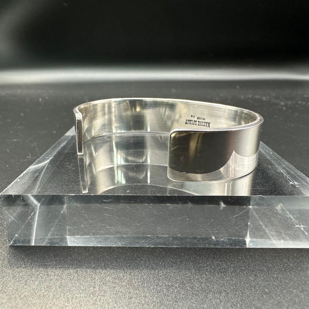 NATIVE SPIRIT K18 ホーク フェザー イエローゴールド バングル