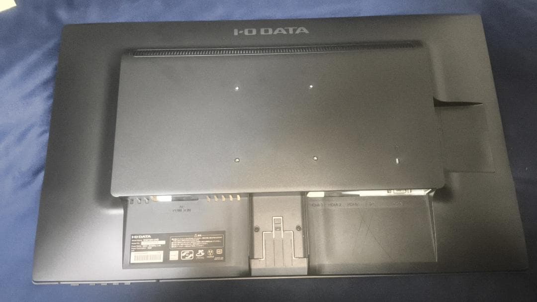 I-ODATA 27型4K 他モニター１枚・アーム＋補強プレート＋スペーサー付き