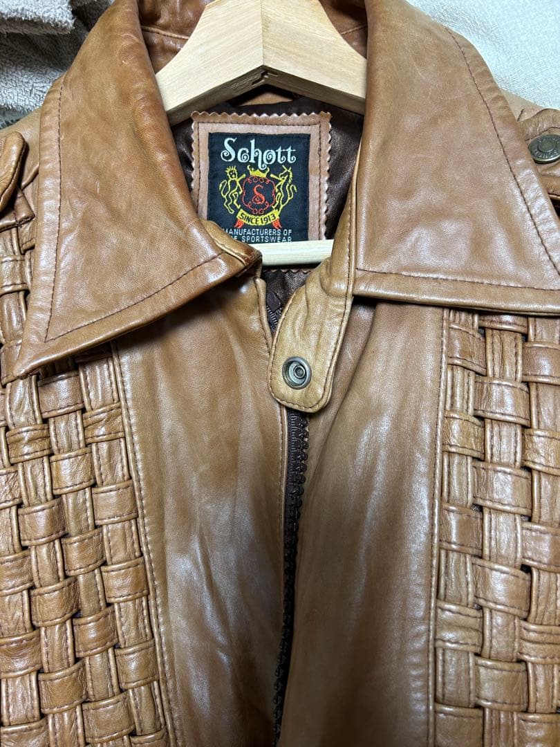 レア物　【Schott】 ホースハイド　レザージャケット