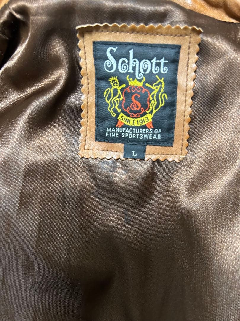 レア物　【Schott】 ホースハイド　レザージャケット