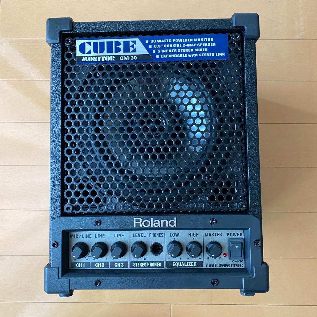 【今日発送可】RolandCM-30 モニタースピーカー 元箱・保証書付（美品）