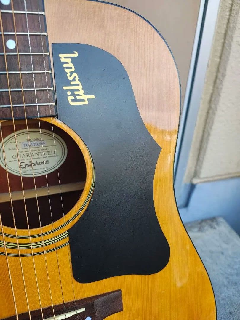 美品 Epiphone DR-100 NA コンタクトピックアップ２個搭載
